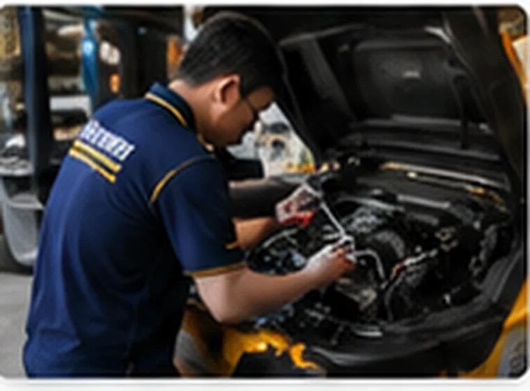 Technician at work