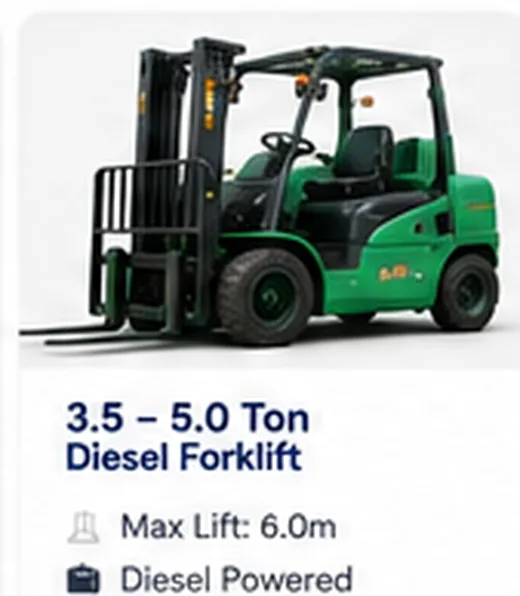 3.5–5.0 Ton Diesel Forklift