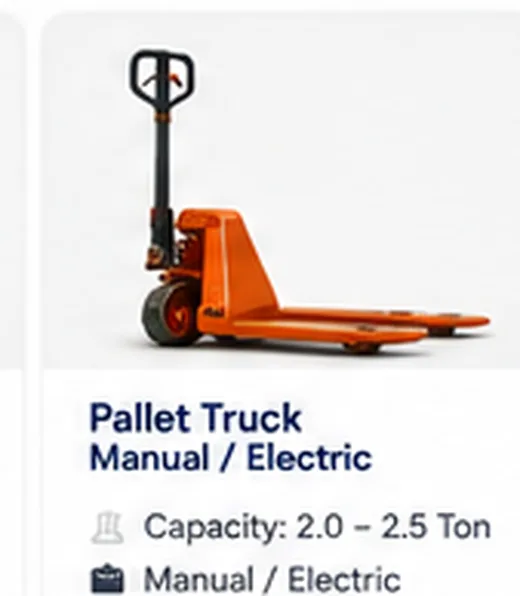Pallet Truck Manual / Electric